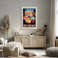 51 Pegasi B Exoplanet Futuristic Sci-Fi Poster PosterGoat