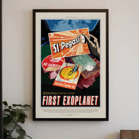 51 Pegasi B Exoplanet Futuristic Sci-Fi Poster PosterGoat