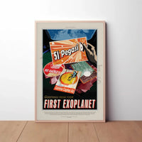 51 Pegasi B Exoplanet Futuristic Sci-Fi Poster PosterGoat