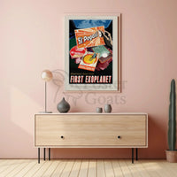 51 Pegasi B Exoplanet Futuristic Sci-Fi Poster PosterGoat