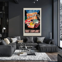 51 Pegasi B Exoplanet Futuristic Sci-Fi Poster PosterGoat