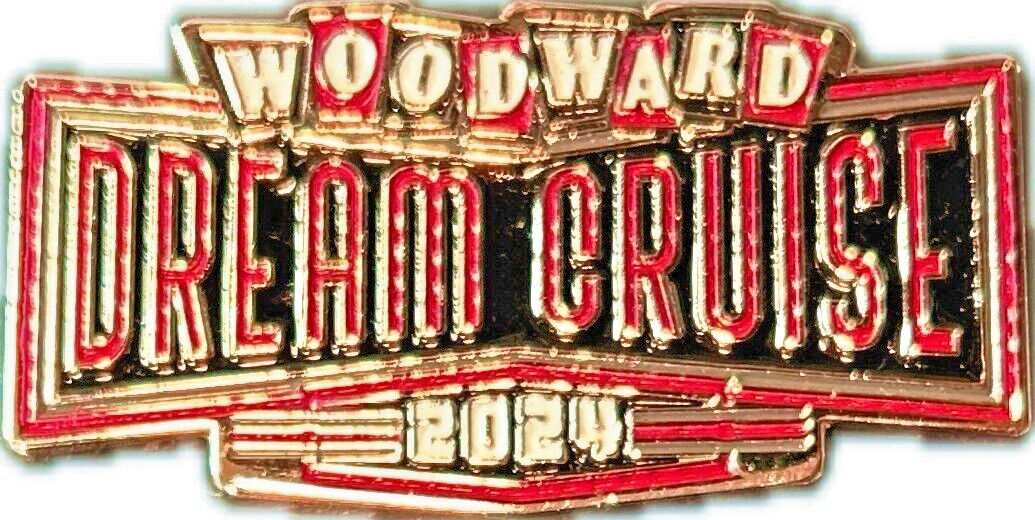 2024 Official Woodward Dream Cruise Lapel Pin WDC