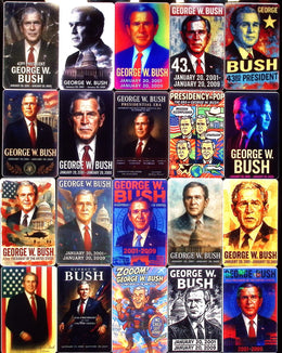 George W. Bush 43rd  President of the United States x20 Card Lot (no dupes)