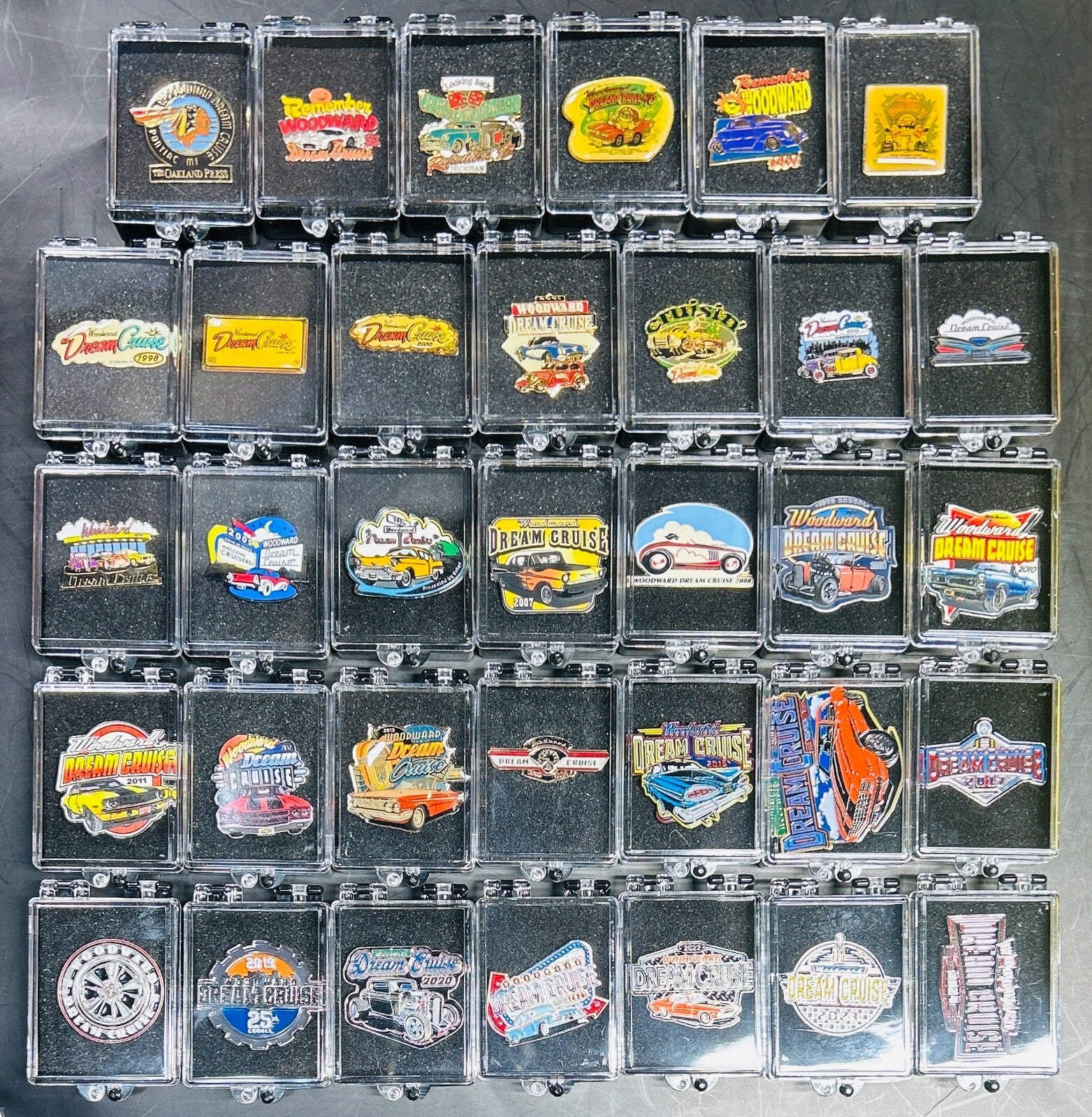 Official Woodward Dream Cruise Lapel Pin WDC You Pick (1996-2024)