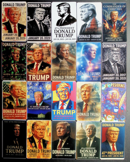 Donald Trump President of the United States x20 Card Lot (no dupes)