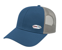 Woodward Dream Cruise™ Cloud Logo Low Profile Trucker Mesh Back Sea Blue Cap