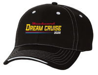 Woodward Dream Cruise™ 2025 Full Color Logo Tri-Color Official Black Hat