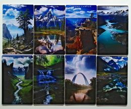 63 Card Set Lot National Parks Trading Cards