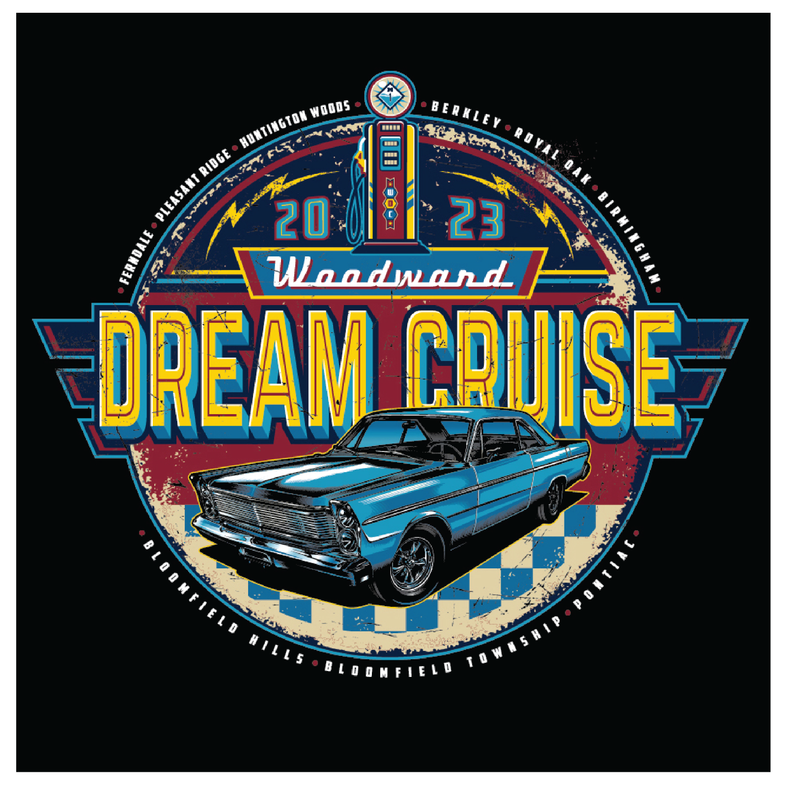 Official Woodward Dream Cruise Dash Plaque WDC You Pick (1996-2024)