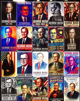 George Bush 41st  President of the United States x20 Card Lot (no dupes)