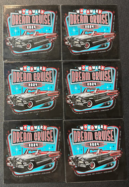 2024 Official Woodward Dream Cruise DASH PLAQUE WDC Lot of 6 Count