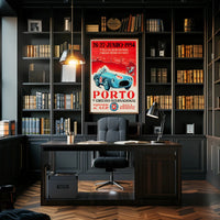 5th International Circuit Porto 1954 Vintage Art Print PosterGoat