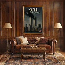 9/11 A Day of Remembrance Wall Art Print PosterGoat