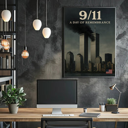 9/11 A Day of Remembrance Wall Art Print PosterGoat