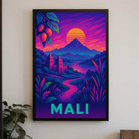 Mali's Vibrant Heritage Travel & Culture Poster