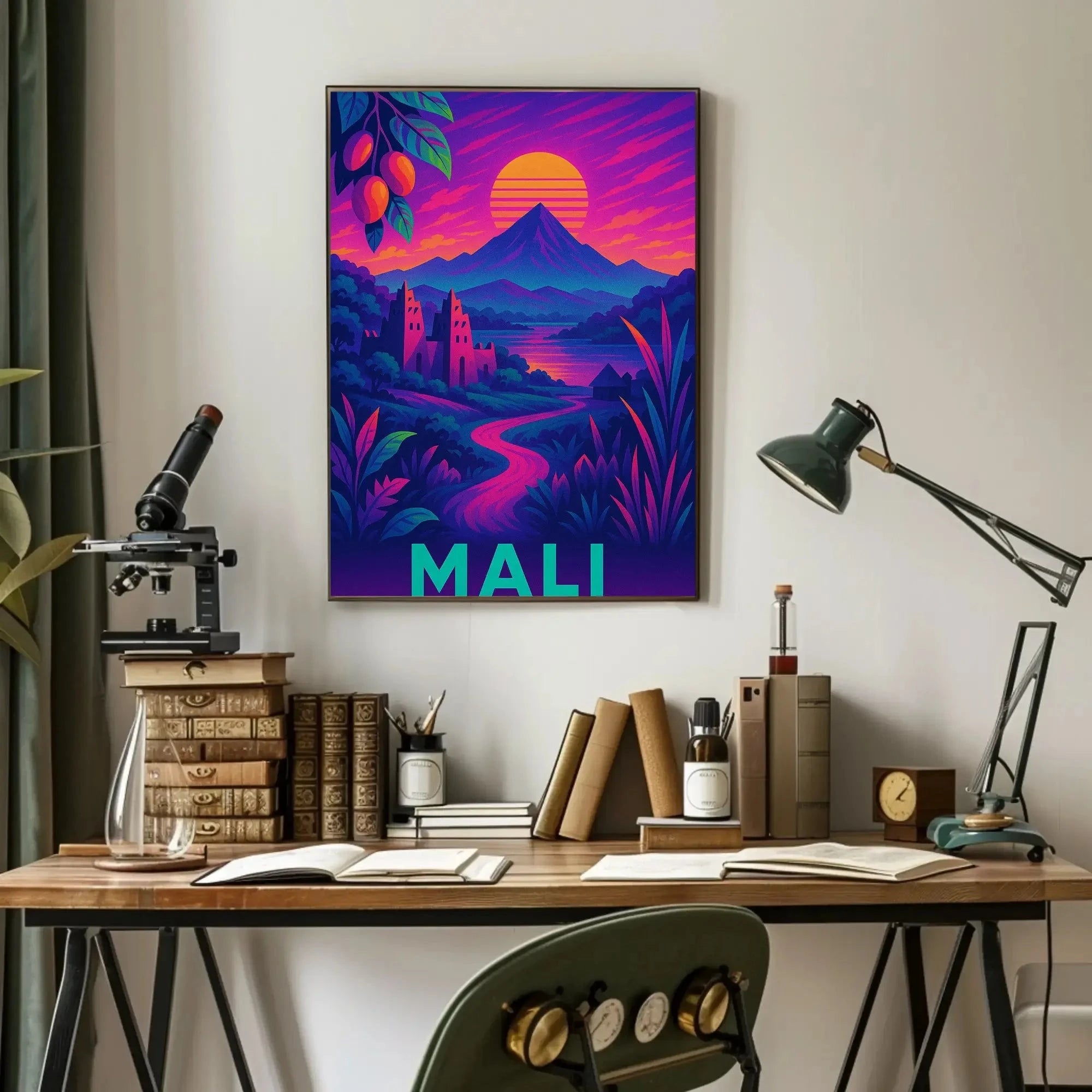 Mali's Vibrant Heritage Travel & Culture Poster