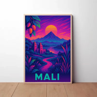 Mali's Vibrant Heritage Travel & Culture Poster