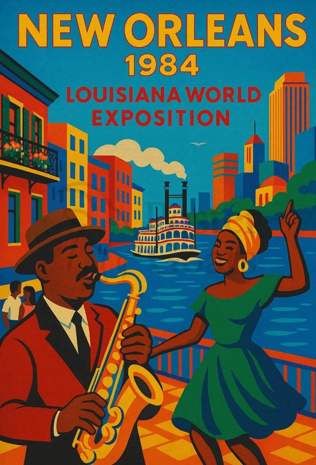 Louisiana World Exposition 1984 Cultural or Heritage Poster