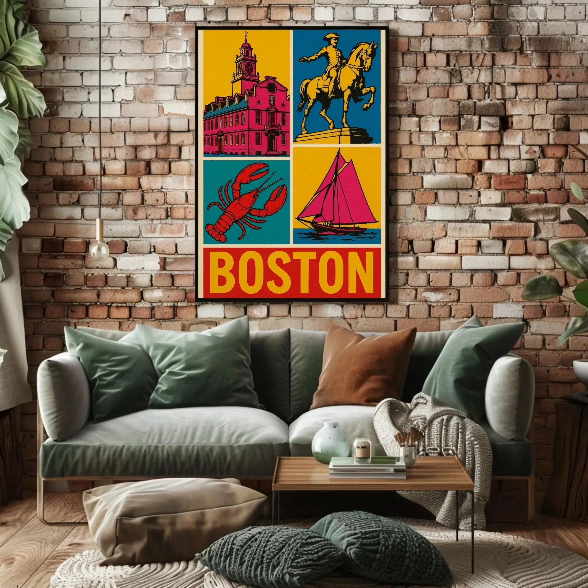 Boston's Vibrant Historical and Maritime Cultural Heritage Poster