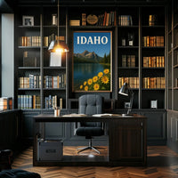 Idaho Tranquility Scenic Landscape National Park Poster