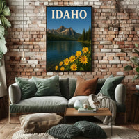 Idaho Tranquility Scenic Landscape National Park Poster