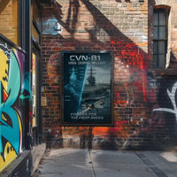 USS Doris Miller Aircraft Carrier Poster