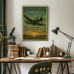 A-1 Skyraider The Workhorse Of The Poster PosterGoat