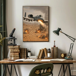 A-10 Thunderbolt II Military Recruitment Poster Action Art PosterGoat