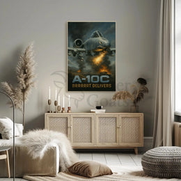 A-10C Brrrrrt Combat Zone Poster Artwork PosterGoat