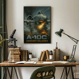 A-10C Brrrrrt Combat Zone Poster Artwork PosterGoat