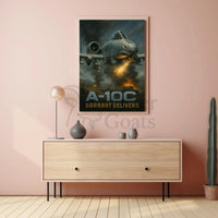A-10C Brrrrrt Combat Zone Poster Artwork PosterGoat