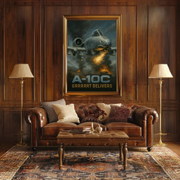 A-10C Brrrrrt Combat Zone Poster Artwork PosterGoat