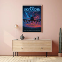 A-1H Skyraider Ground Attack Legend Poster PosterGoat