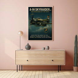 A-1H Skyraider The Workhorse Of The Poster PosterGoat
