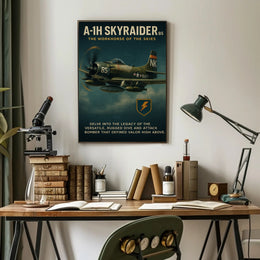 A-1H Skyraider The Workhorse Of The Poster PosterGoat