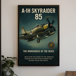 A-1H Skyraider The Workhorse of the Skies Poster PosterGoat