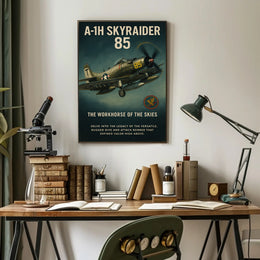A-1H Skyraider The Workhorse of the Skies Poster PosterGoat