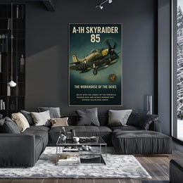 A-1H Skyraider The Workhorse of the Skies Poster PosterGoat