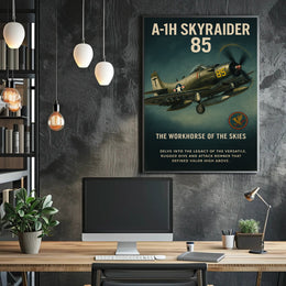 A-1H Skyraider The Workhorse of the Skies Poster PosterGoat