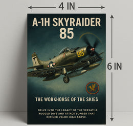 A-1H Skyraider The Workhorse of the Skies Poster PosterGoat
