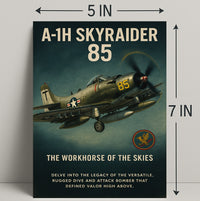 A-1H Skyraider The Workhorse of the Skies Poster PosterGoat