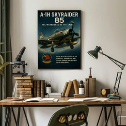 A-1H Skyraider The Workhorse of the Skies Poster PosterGoat