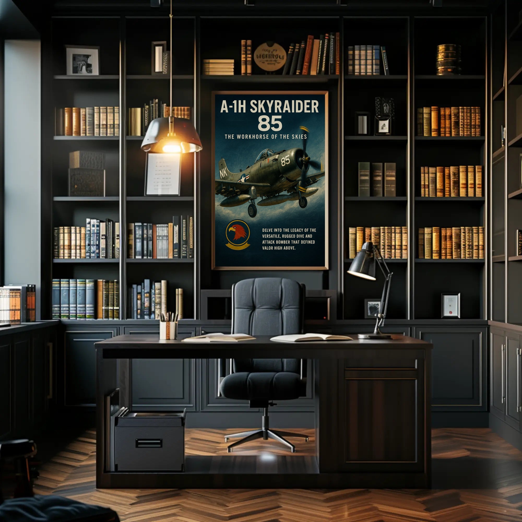 A-1H Skyraider The Workhorse of the Skies Poster PosterGoat
