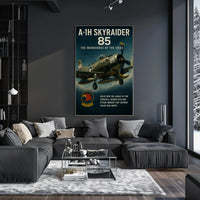 A-1H Skyraider The Workhorse of the Skies Poster PosterGoat