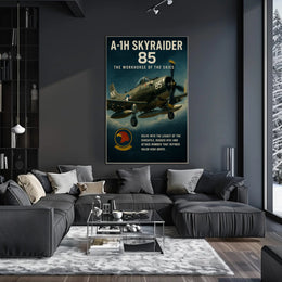A-1H Skyraider The Workhorse of the Skies Poster PosterGoat