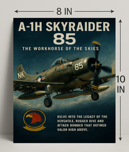 A-1H Skyraider The Workhorse of the Skies Poster PosterGoat