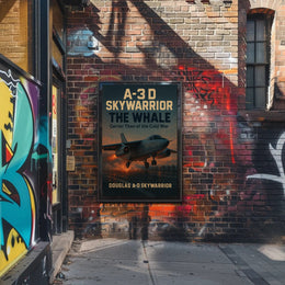 A-3D Skywarrior Cold War Aircraft Poster PosterGoat