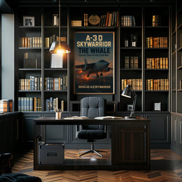 A-3D Skywarrior Cold War Aircraft Poster PosterGoat