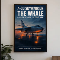 A-3D Skywarrior The Whale Poster PosterGoat