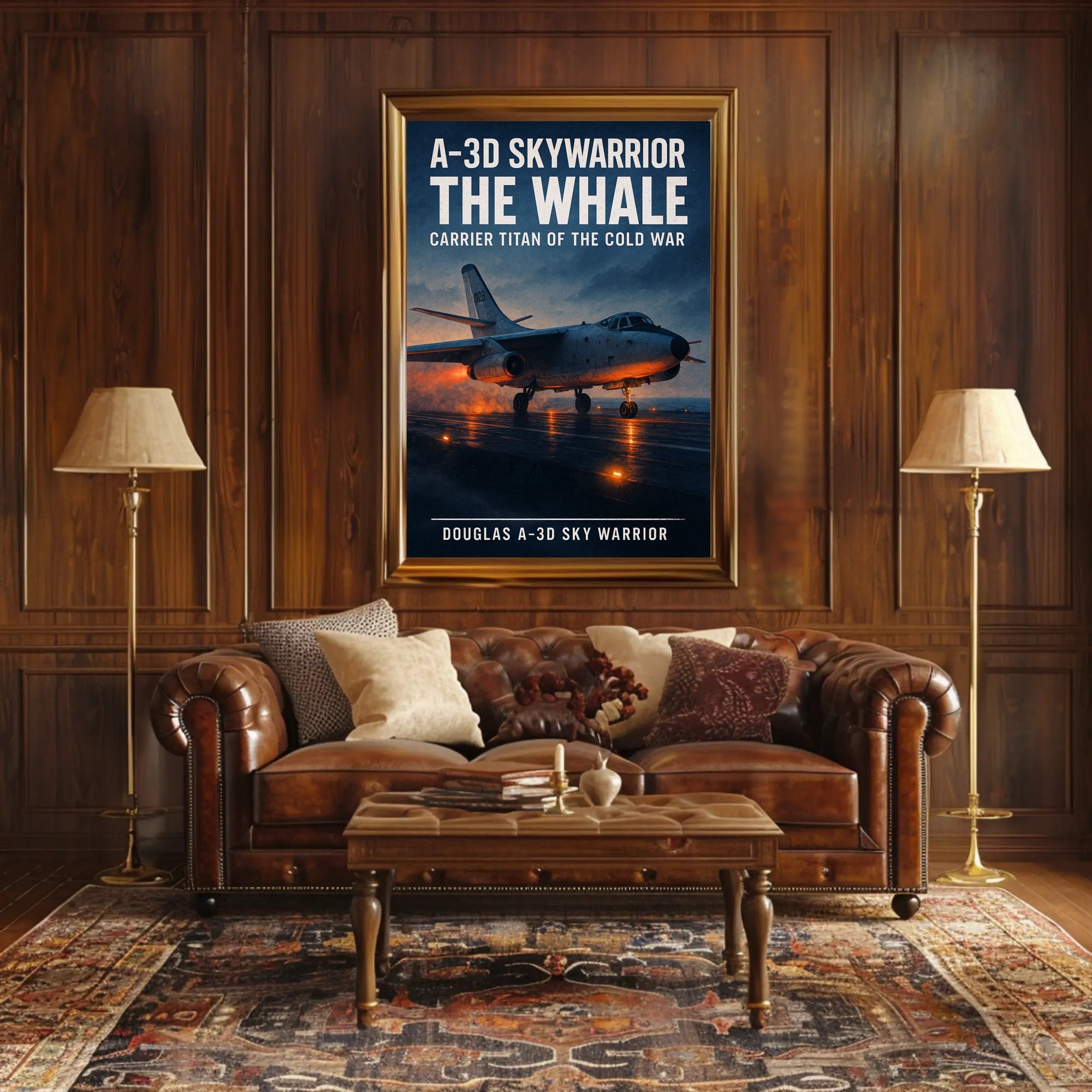 A-3D Skywarrior The Whale Poster PosterGoat